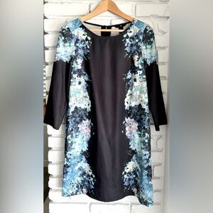 H & M dress with modern floral pattern